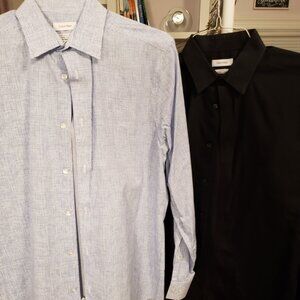 BOGO: TWO Calvin Klein Dress Shirts